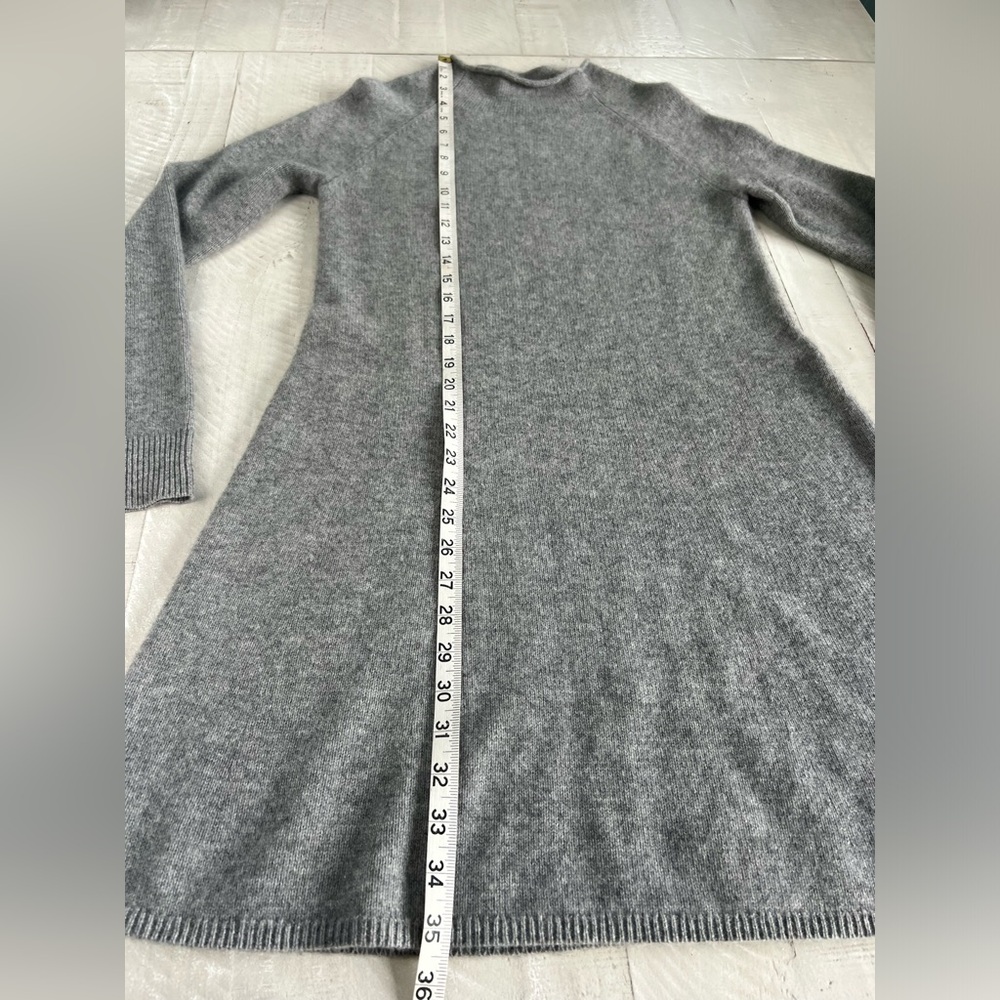 Theory Gray Long-Sleeve Dress - Picture 6 of 10